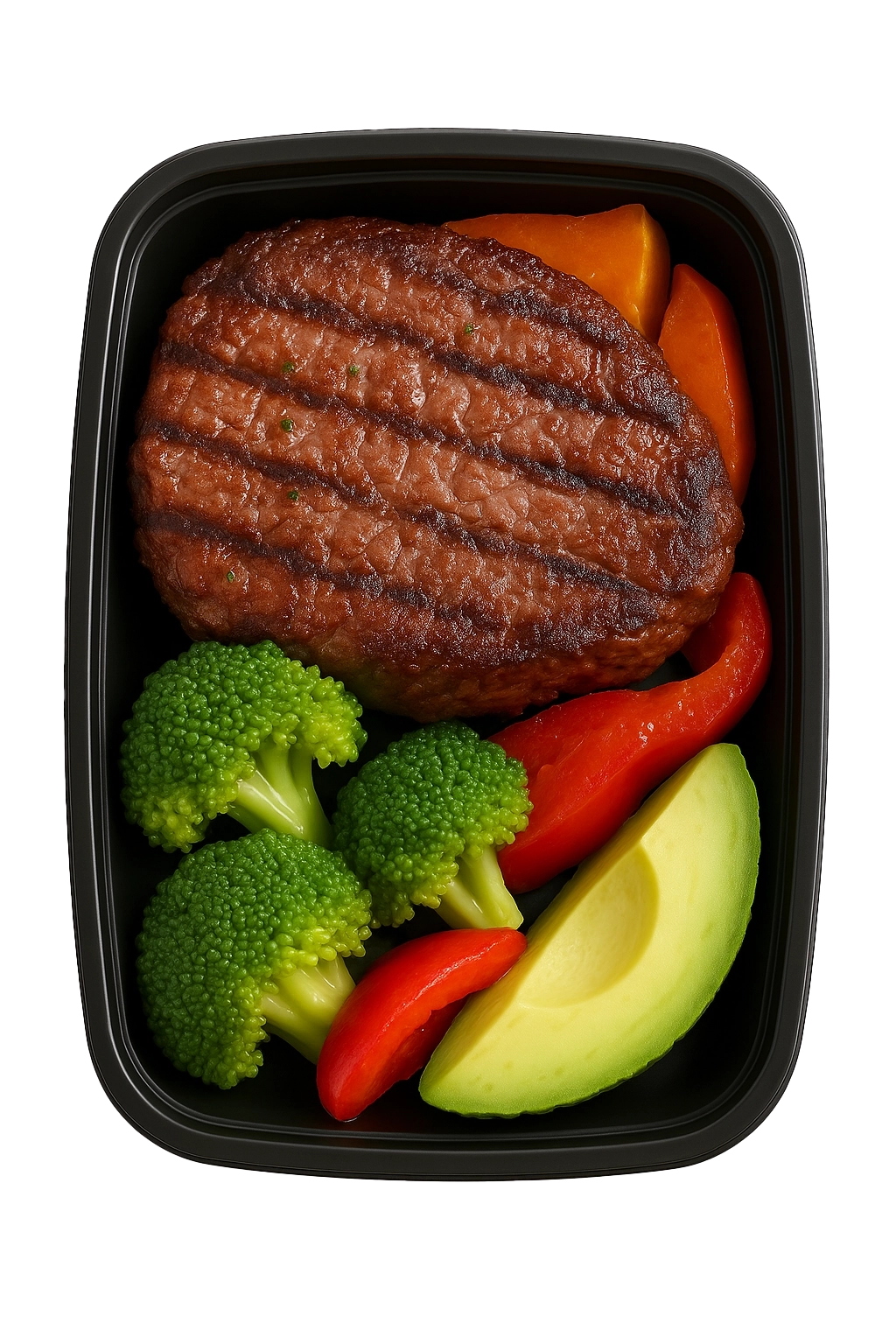 Grilled Grass-Fed Beef Patty Meal